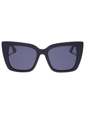 DIFF Lizzy Sunglasses Royal Black Frame Midnight Lens Sunglasses NWT